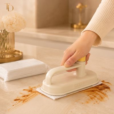 Handheld Cleaning Tool with Replaceable Wipes