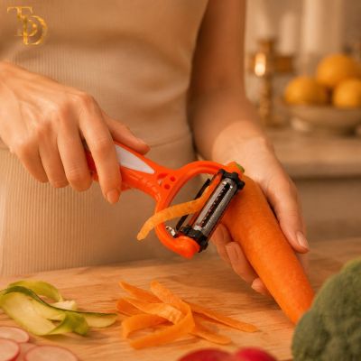 3-in-1 Rotary Vegetable & Fruit Peeler