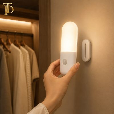 USB-C Rechargeable LED Motion Sensor Night Light &ndash; 1800mAh