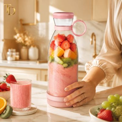 Portable Smoothie Blender Bottle