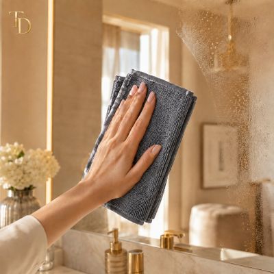 Microfiber Glass Cleaning Cloth