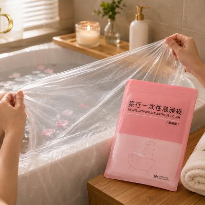 Disposable Travel Bathtub Cover &ndash; Large Size 6 pcs