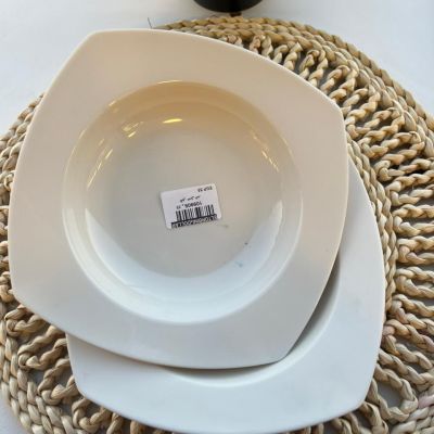 طبق بورسلين غويط حراري بتدخل فرن و ميكرويف	