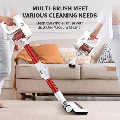 مكنسة كهربائية لاسلكية من 0TO1 تيك قابلة لاعادة الشحن وخفيفة الوزن مع منظف 