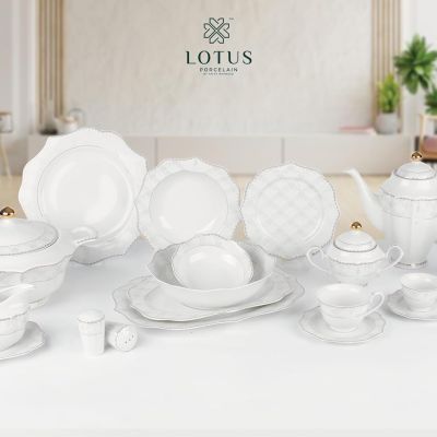 طقم عشاء دريم 62ق فيولت كوريا 8013