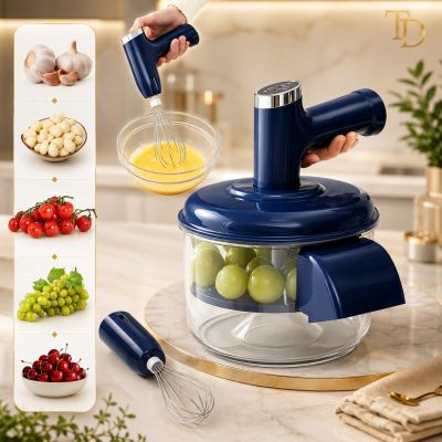 Rechargeable Electric Fruit & Vegetable Peeler with Whisk Attachment