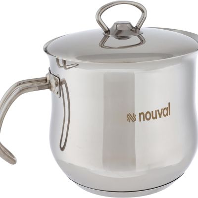 كزاروله حليب نوفال من الستانلس ستيل 16