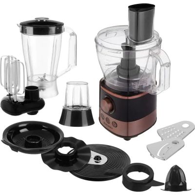 خلاط طعام تروما، 1000 وات، 40 وظيفة، TR-23001-B - اسود نحاسي