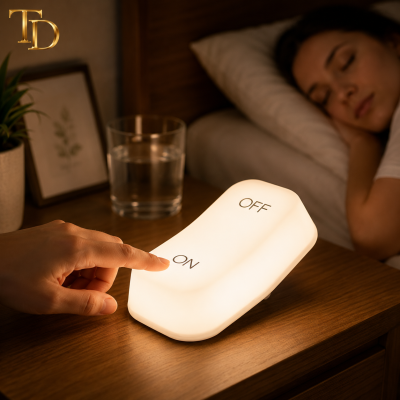 مصباح LED بتصميم مفتاح تشغيل وإيقاف ON/OFF