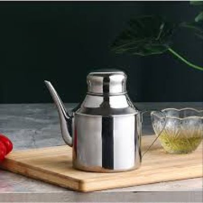 موزع زيت الزيتون من الفولاذ المقاوم للصدأ SECFOU مع فوهة، زجاجة زيت مطبخ محكمة الغلق للحفاظ على النضارة، حاوية صلصة متعددة الاستخدامات، خل وتوابل DOLLAR FOR IMPORT كود B0DSZF9QJV