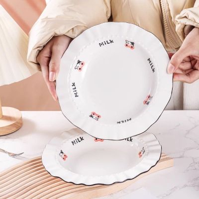 طبق بورسلين مقاس 8.5 