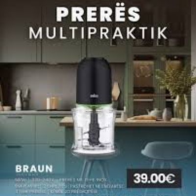 قطاعة مالتي براكتيك 3 مع 4 شفرات من فولاذ مقاوم للصدأ براون، وظيفة التشغيل بضغطة واحدة، كسارة ثلج، آمنة للاستخدام في غسالة الصحون، 500 وات، أسود، CH3011BK، 500.0 واط DOLLAR FOR IMPORT كود B0BZ54WDL2