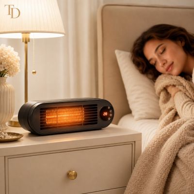 Mini Electric Heater with Digital Display