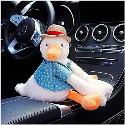 حامل علبة مناديل للسيارة للتعليق على شكل بطة وحيوانات محشوة للسيارة من سيهورتري، غطاء علبة مناديل لطيف، حامل ورق تواليت مرح  من DOLLAR FOR IMPORT كودB09FZ6XQRN