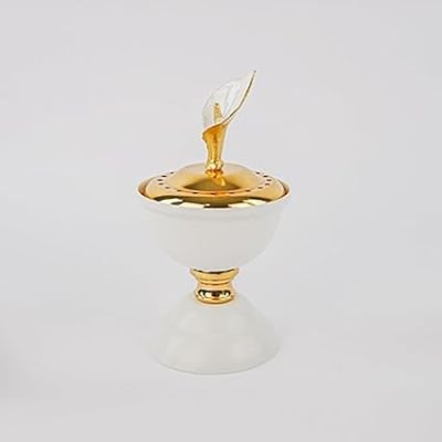 مبخرة من المعدن على الطراز الأوروبي مع زخرفة بنمط بجعة من 360 ديجري Dollars for import B0D4MBGFKB