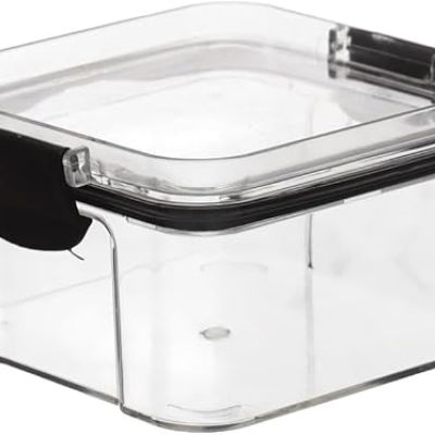 علبة حفظ وتخزين طعام مصنوعة من الاكريليك بغطاء محكم الغلق سعه 460 مل - شفافDollars for import 	B0CMV8N92W