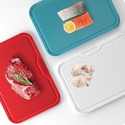 لوح تقطيع من ام-ديزاين، 3 قطع مقاس 34×24 سم، Dollars for import B0D9YB1ZG4