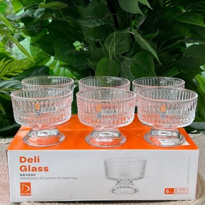 طقم كاسات جيلي ميني زجاج كرستال