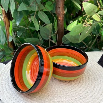 بولة بورسلين للتقديم وسط