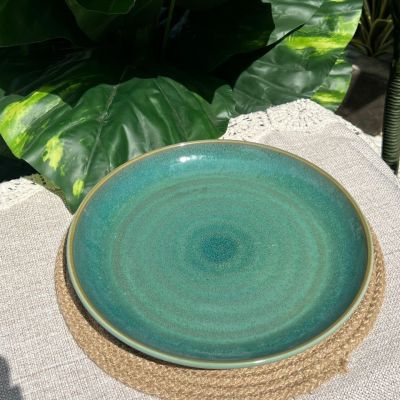 🍽️ طبق بورسلين مدور – مقاس 10.5 بوصة