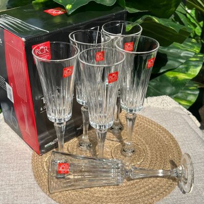 🥂 طقم كاسات Timeless – 6 كاسات عصير فخمة طويلة  