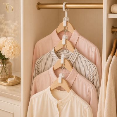 Space-Saving Hanger Connector Hooks &ndash; 20 Pieces