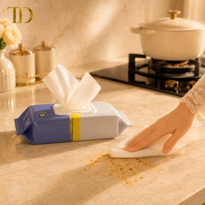 Kitchen Cleaning Wipes for Grease & Daily Mess &ndash; 80 Pcs
