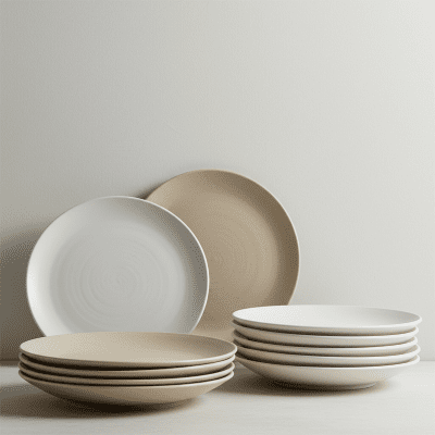 اطباق بالقطعه